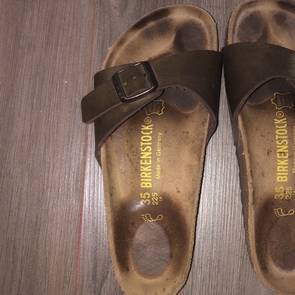 SOLD 💌 Birkenstock Madrid Leather Sandals Mocha - Picture 7 of 11